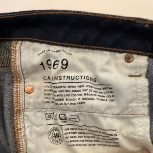 Gap Long & Lean Trouser Fit - Dark Wash - Vintage - Picture 5 of 9